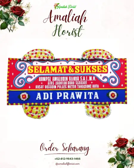 Papan Bunga Ucapan Selamat Wonorejo
